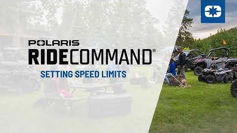 Polaris Ride Command | Vehicle Speed Limiting