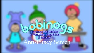 Bobinogs Happy Bobi-Birthday & Wash, Soap, Rinse & Dry 2 Episodes 2007 Dvd Anti-Piracy Screen