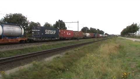 Tulip Class189 DB Schenker Rail with Intermodal Train