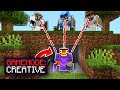 Minecraft Manhunt, But When Hunters Look at me I get Creative Mode...