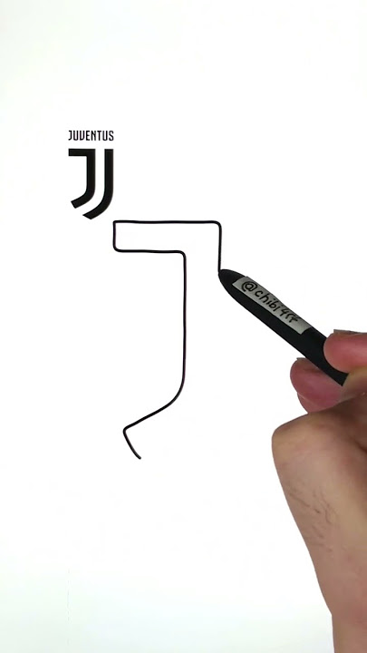 #howto #drawing #juventus #logo ✍⚽️ #football #shorts
