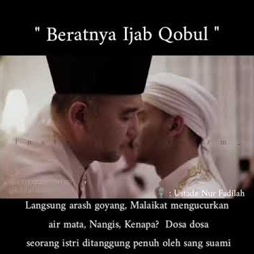 Beratnya Ijab Qobul.