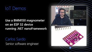 Demo: how to use a BMM150 magnetometer on an ESP32 board powered by .NET nanoFramework screenshot 5
