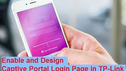 TP Link Captive Portal Login Page Setup and Configuration