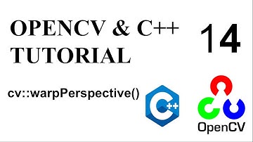 OPENCV & C++ TUTORIALS - 14 | HOW TO CHANGE PERSPECTIVE OF AN IMAGE | cv::warpPerspective()