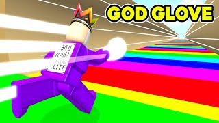 I Punch Hole In The WORLD With My GOD Glove On Roblox