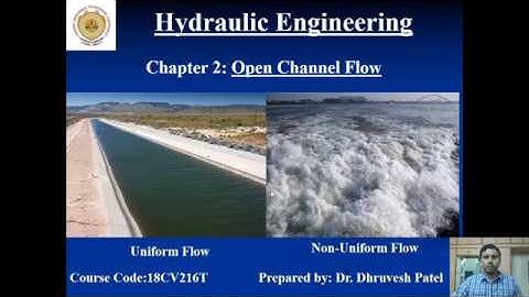 SOT 2nd Year4th Sem Hydraulic Engineering  Chapter 2Open Channel Flow Uniform Flow Part 1 30 03 2020
