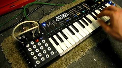 Diabolical Modified Casio SK-1 MIDI/circuit-bent    6/2/09a