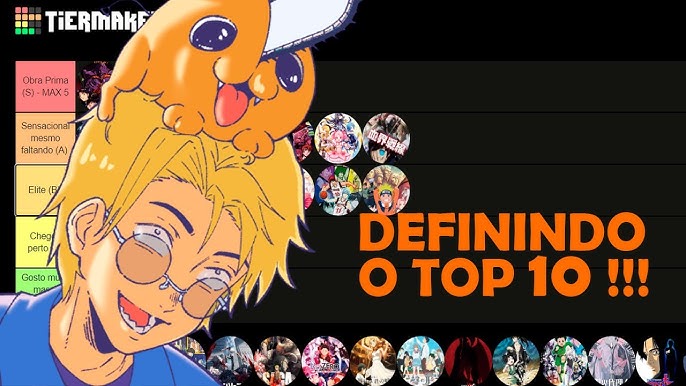 Top 5, Meus animes favoritos
