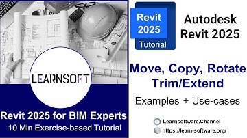 Revit 2025 for BIM Experts: Move, Copy, Rotate, Trim/Extend - Essential skill for Revit in 14 Min
