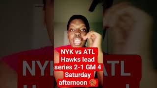 Hawks lead 2-1 over NYK🏀