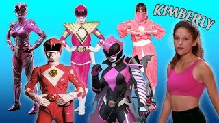 Every KIMBERLY Power Ranger Mode (Amy Jo Johnson): Mighty Morphin Pink, Beast Morpher etc