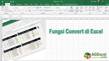 Fungsi Convert di Excel