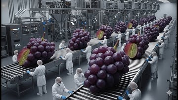 Inside the Grape Factory: From Fresh Grapes to Premium Wine and Raisins| Industrial Automation