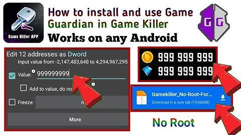 How to Install & Use Game Guardian in Game Killer | No Root
