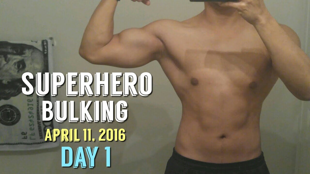 5 Day Superhero Bulking Program Workouts with Comfort Workout Clothes