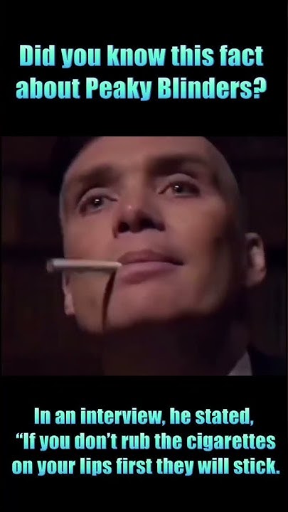 Why Does Tommy Shelby Rub His Cigarette Do you know why Tommy Shelby always rubbed his cigarettes on his lips