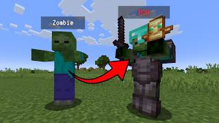 Minecraft, But Mobs Randomly Become Boss Fights
