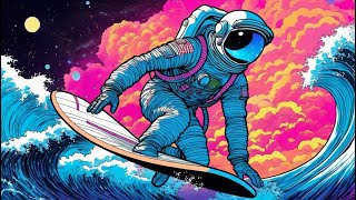 Space Surfer Lofi Jazz To Chill Relax & 🏄🏿‍♂️Ride the 🌊Waves of Life