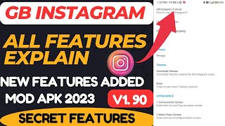 Gb Instagram v1.90 All features Explain 😍 | New Secret features 🤷‍♂️ | Gb Instagram New update | screenshot 3