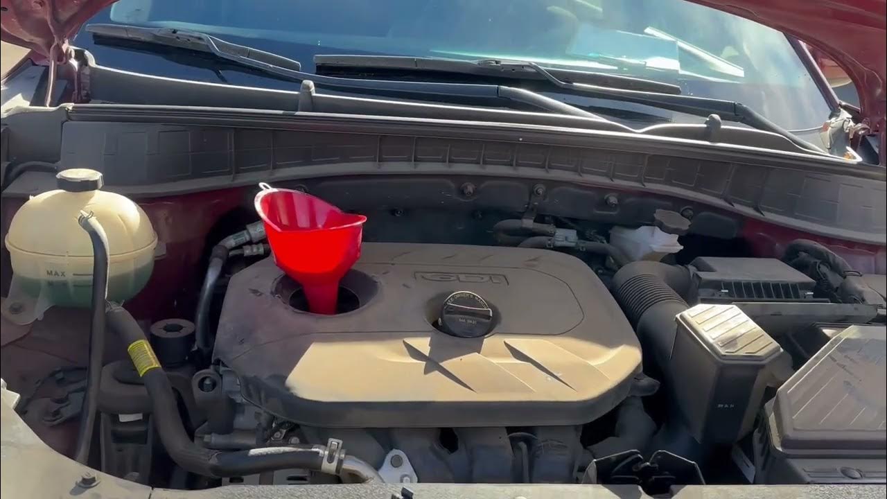 2019 Hyundai Tucson Oil Change - YouTube