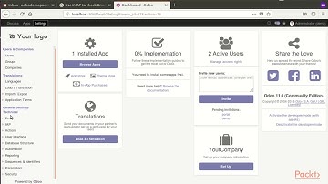 Odoo 11 Development Essentials: Setting Up Outgoing Mail Server| packtpub.com