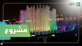 مشروع | نافورة حديقة الملك عبدالله بالملز | الرياض