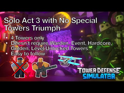 EVENT TOWERS ONLY - Tower Defense Simulator [Roblox] 