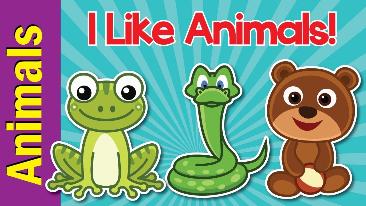 She like animals. Animals i like. Лайк Энималс. Animals Song for Kids. Fun Kids English.