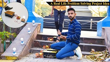 Inspire Award Project | A Problem Solving Idea For Foot Step Electricity Generator | Full Vlog