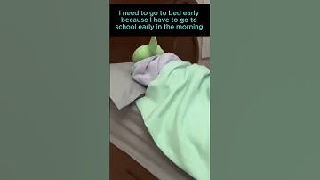 Baby Yoda is Going to School in the Morning - Baby Yoda