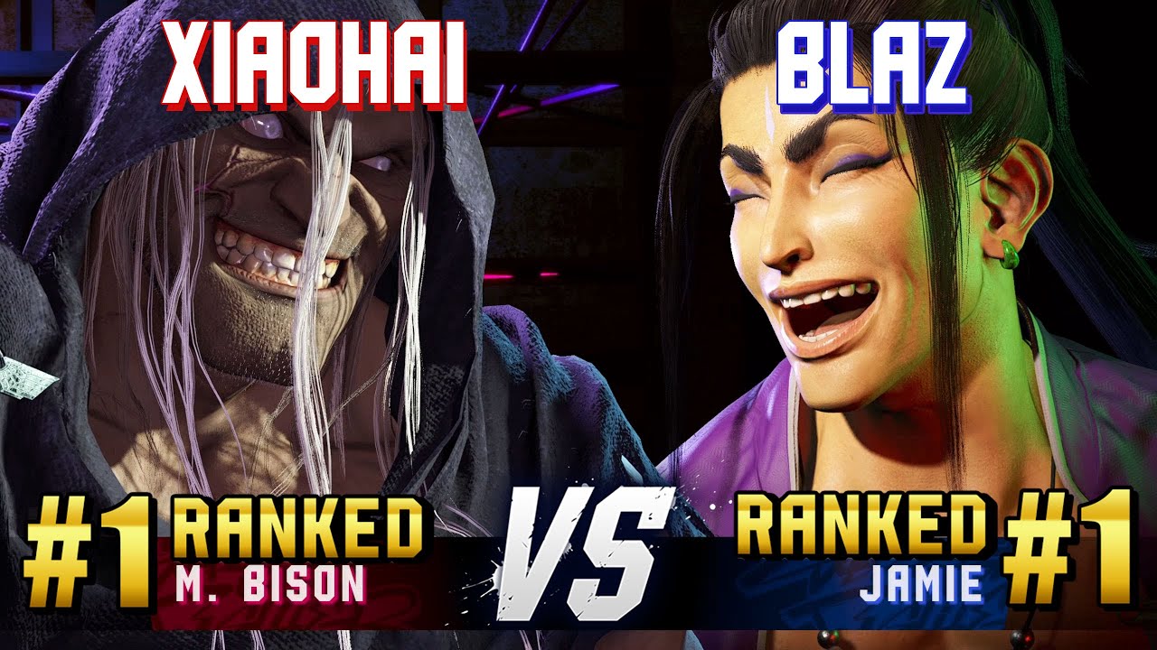 SF6 ▰ XIAOHAI (#1 Ranked M.Bison) vs BLAZ (#1 Ranked Jamie) ▰ High Level Gameplay