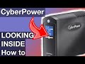 Looking inside cyberpower battery backup how to disassemble instructions
