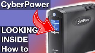 Looking Inside CyberPower Battery Backup (How to disassemble Instructions) by MegaSafetyFirst 483 views 4 months ago 4 minutes, 34 seconds