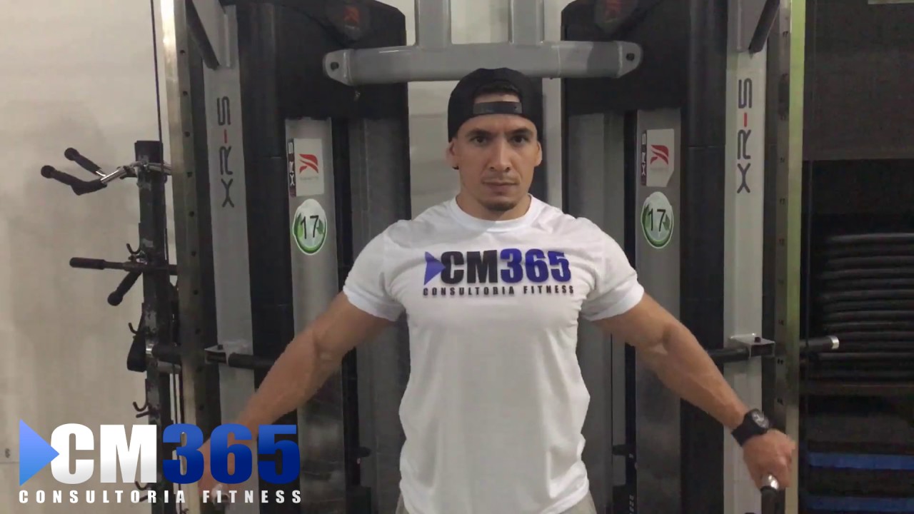 Elevação Lateral no Cross Over Bilateral hiit con pesas