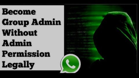 Became Admin of Any WhatsApp Group with Admins Permission |method 2 inthe description | DISCLAIMER