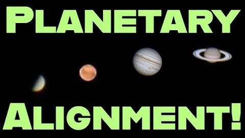 Planetary Alignment 2022!