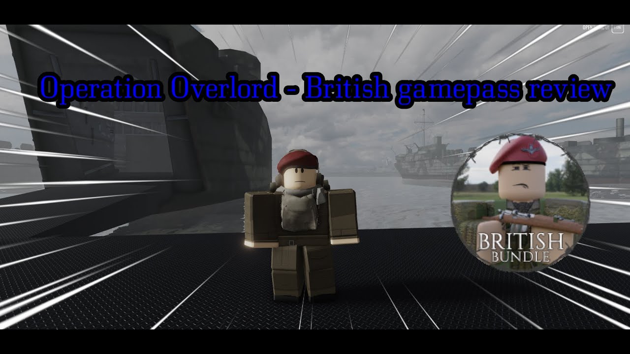 Roblox Operation Overlord British Bundle Review YouTube