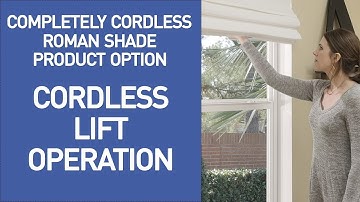 Cordless Roman Shades Demo