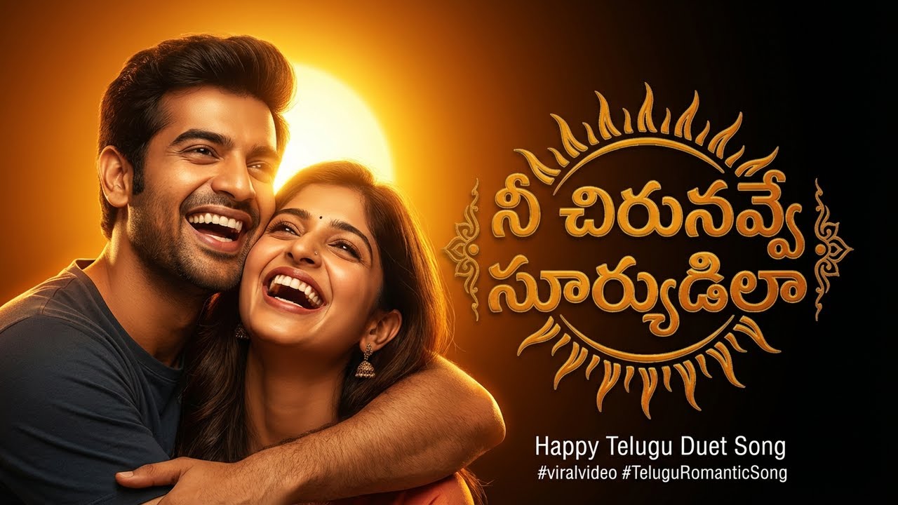 నీ చిరునవ్వే సూర్యుడిలా ❤️ | Happy Telugu Duet Song | #viralvideo  #TeluguRomanticSong