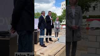 Grundsteinlegung in der Luckenwalder Straße | Mehr als nur ein Stein #berlinovo #dafürberlin
