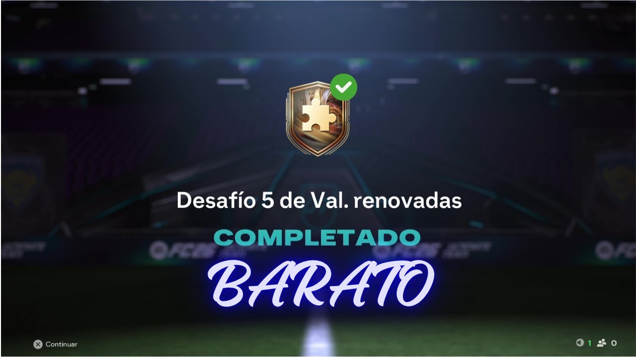 ✅SBC | Desafio 5 De Val. Renovadas | SOLUCION MAS BARATA | FC26