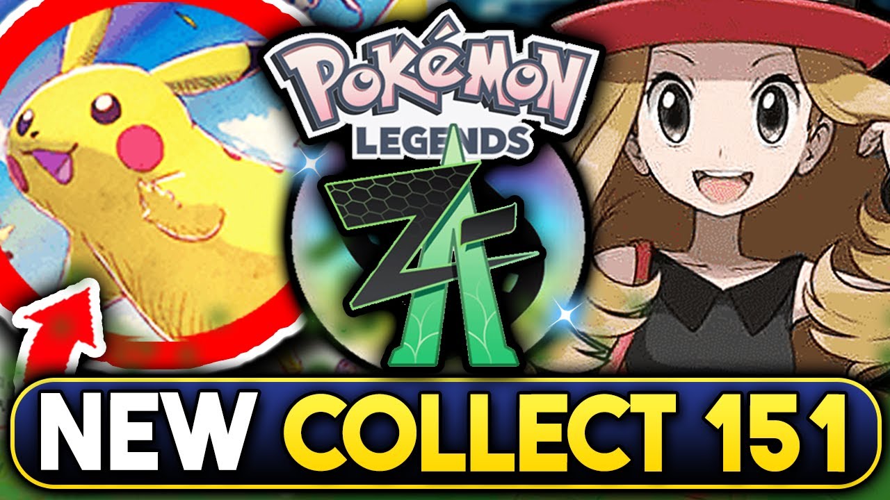 POKEMON NEWS! COLLECT 151 ANNOUNCED! 21 NEW Z-A MEGAS, PRE ORDER