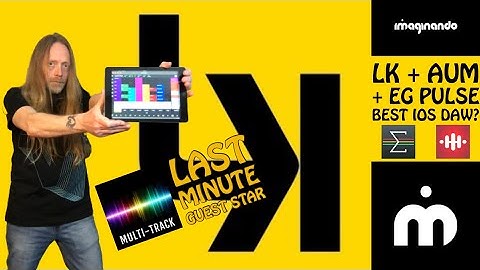 Using LK as a DAW in AUM with EG Pulse + Multitrack. Best iOS DAW?