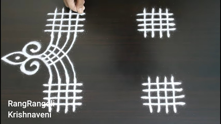 Dhanurmasam Sankranthi Muggulu with Side Borders🌺Pongal Kolam🌺RangRangoli Krishnaveni