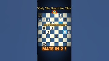 Only 2% Can Solve This Mate ! 😱 #chess #chessgame #checkmate #matein2 #viral #viralshorts