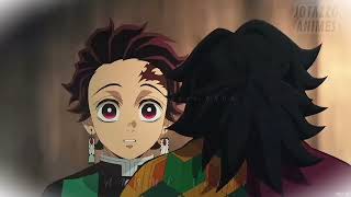 Tanjiro Trying To Convince Tomioka To Train Together