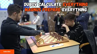 Magnus Carlsen's Magic vs Brilliant Dubov!! Who's Gonna Win ??