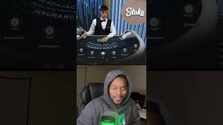 DAY 2 OF BETTING .50cents for every Youtube sub🎰 #fyp #streamer #kick #shorts #blackjack  #gambling