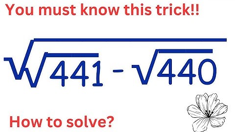 Maths Olympiad example question |best trick | You should know this trick!!